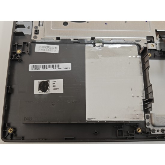 Carcasa superioara cu tastatura palmrest Laptop, Asus, VivoBook 14 M409D, M409DA, 90NB0Q95-R33US0, 13NB0P35P02012-3, 39XKPTAJN80, FBXKP010010, X409JA-1K, iluminata, neagra, layout US