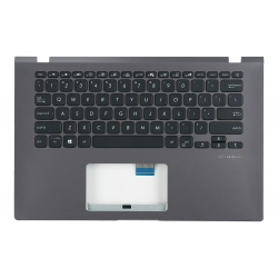 Carcasa superioara cu tastatura palmrest Laptop, Asus, VivoBook 14 X409U, X409UA, X409UB, X409UJ, 90NB0QA2-R33US0, 13NB0MS2P02014-3, 39XKPTAJN20, 13NB0MS0M01011, X409JB-1G, iluminata, gri, layout US
