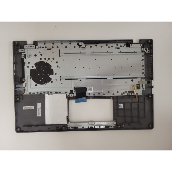 Carcasa superioara cu tastatura palmrest Laptop, Asus, VivoBook 14 E409D, E409DA, 90NB0QA2-R33US0, 13NB0MS2P02014-3, 39XKPTAJN20, 13NB0MS0M01011, X409JB-1G, iluminata, gri, layout US