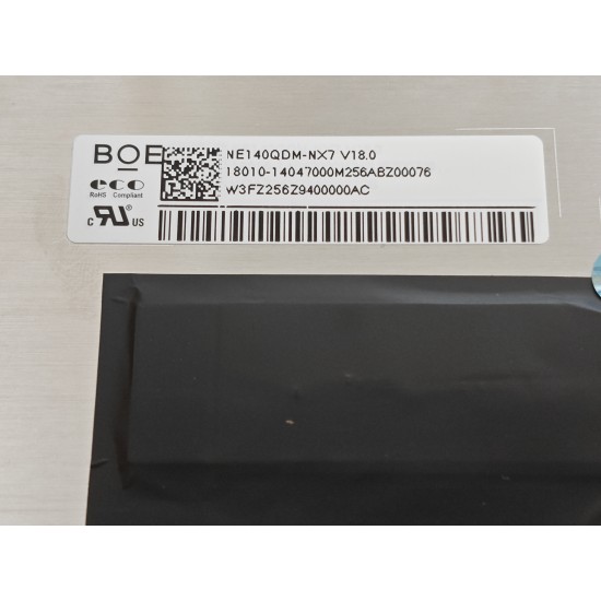 Display Laptop, BOE, NE140QDHM-NX7 V18.0, 14 inch, Rezolutie 2.5K, 2560x1600, WQXGA, 165Hz, 40 pini