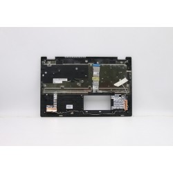 Carcasa superioara cu tastatura palmrest Laptop, Lenovo, Flex 5-15ITL05 Type 82HT, 5CB0Y99187, 4600K1140002, gri, layout UK