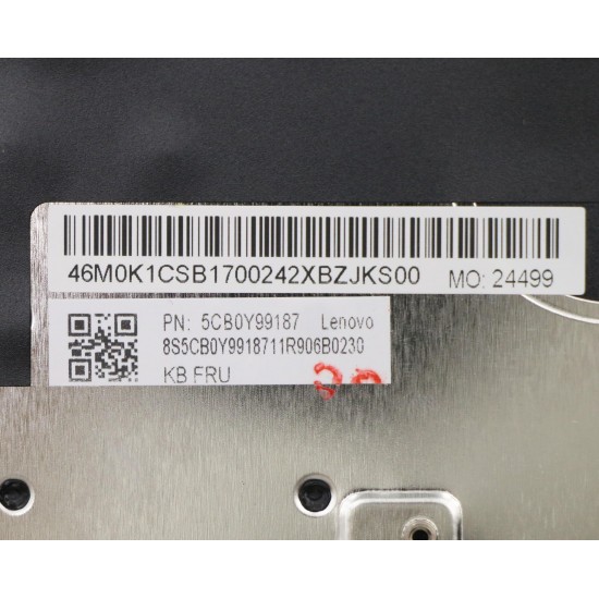 Carcasa superioara cu tastatura palmrest Laptop, Lenovo, Flex 5-15IIL05 Type 81X3, 5CB0Y99187, 4600K1140002, gri, layout UK