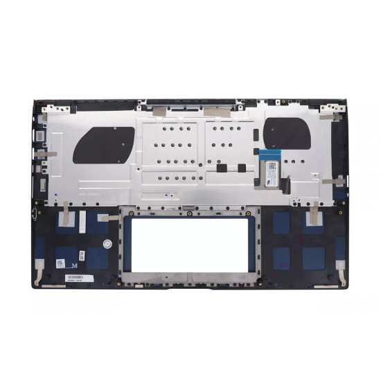 Carcasa superioara cu tastatura palmrest Laptop, Asus, ZenBook 15 UX533FAC, 90NB0NK1-R30UK0, 13NB0NM1P01011-1, 13NB0NM5AM0211, 13N1-9DA0611, UX534FT-2B, 13NB0NMXM05X1X, iluminata, albastra, layout US/UK
