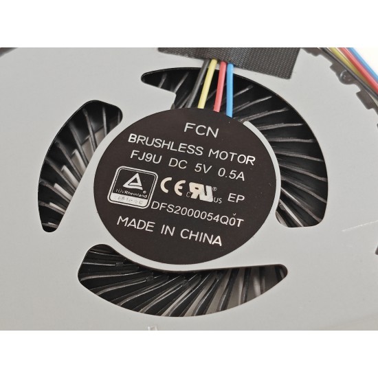 Cooler procesor Laptop Gaming, Asus, GL702VM, GL702VMK, 13NB0DQ0AM0201, DFS2000054Q0T-FJ9U, FK9M, 13N1-3DA0201, 8mm grosime, 5V, 0.5A, CPU