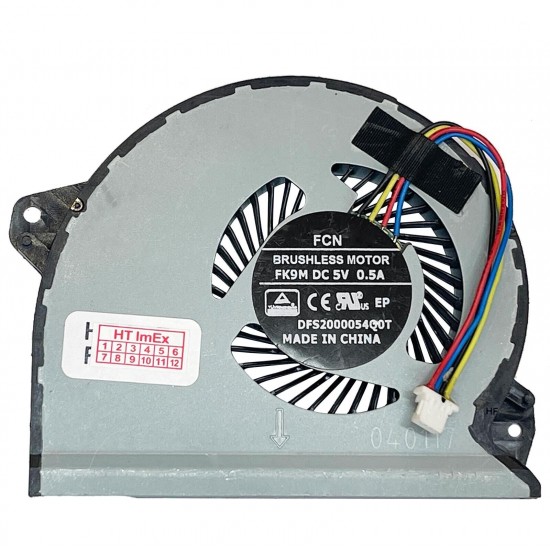 Cooler procesor Laptop Gaming, Asus, GL702VM, GL702VMK, 13NB0DQ0AM0201, DFS2000054Q0T-FJ9U, FK9M, 13N1-3DA0201, 8mm grosime, 5V, 0.5A, CPU