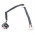 Mufa alimentare Laptop, HP, ProBook 599807-001, 50.4GK08.011, 50.4GK08.021, 50.4GK08.031, 50.4GK08.032, 50.4GL09.021, 17cm, 7 pini