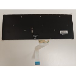 Tastatura Laptop, Acer, Swift 3 SF314-57, N19H4, iluminata, gri cu taste portocalii, layout US