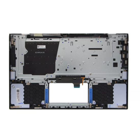 Carcasa superioara cu tastatura palmrest Laptop, Asus, ZenBook 14 BX431F, BX431FA, 90NB0MB1-R30US0, HQ20720607000, UX431FAC-3B, iluminata, albastru deschis, layout US