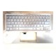 Carcasa superioara cu tastatura palmrest Laptop, Asus, ZenBook 14 BX431F, BX431FA, 90NB0MB1-R30US0, HQ20720607000, UX431FAC-3B, iluminata, albastru deschis, layout US