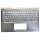 Carcasa superioara cu tastatura palmrest Laptop, Asus, ZenBook 14 BX431F, BX431FA, 90NB0MB1-R30US0, HQ20720607000, UX431FAC-3B, iluminata, albastru deschis, layout US