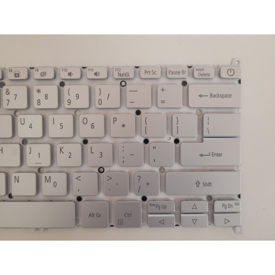 Tastatura Laptop, Acer, Swift 3 SF314-43, iluminata, argintie, layout US