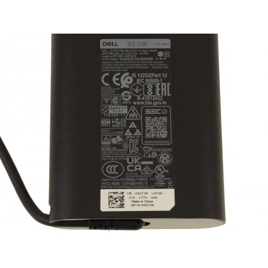 Incarcator Laptop 2-in-1, Dell, Latitude 9410, P110G, P110G002, 05GT3K, LA90PM130, slim, 19.5V, 4.62A, 90W, mufa 7.4x5.0mm