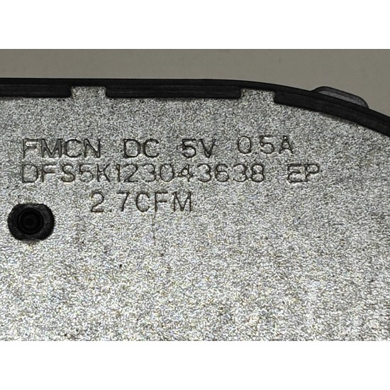Cooler procesor Laptop 2-in-1, Dell, Inspiron 13 7300, P124G, P124G001, 99N5C, 099N5C, DFS5K123043638-FMCN, 023.100JE.0001, EG50040S1-CK60-S9A, 023.100JE.0011, 5V, 0.5A, CPU