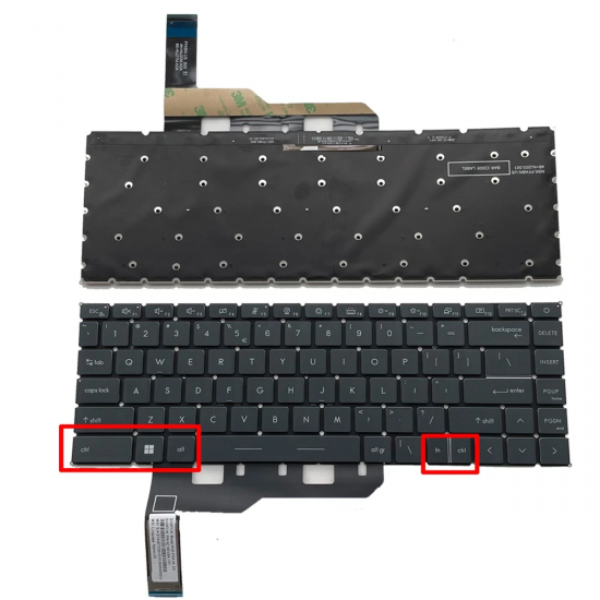 Tastatura Laptop, MSI, GP66 Leopard 10UH, 11UH, 11UG, 11UE, iluminata, layout US