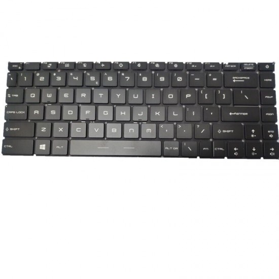 Tastatura Laptop, MSI, GP66 Leopard 10UH, 11UH, 11UG, 11UE, iluminata, layout US