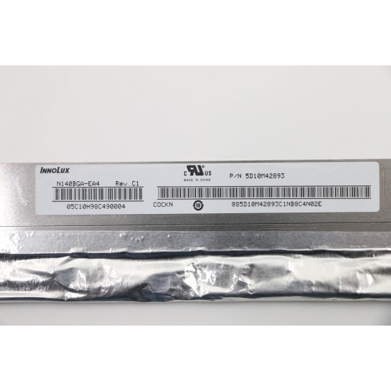 Display compatibil Laptop, BOE, N140BGA-EA4 Rev. C1, N140BGA-EA4 Rev. C5, 14 inch, slim, Rezolutie HD, 1366x768, nanoedge, 315mm latime, non touch, prinderi sus si jos, 30 pini