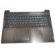 Carcasa superioara cu tastatura palmrest Laptop Gaming, Lenovo, L340-15IRH Type 81LK, 5CB0U42761, AP1B4000100, AM1B4000100, FG541, iluminata, neagra, layout US