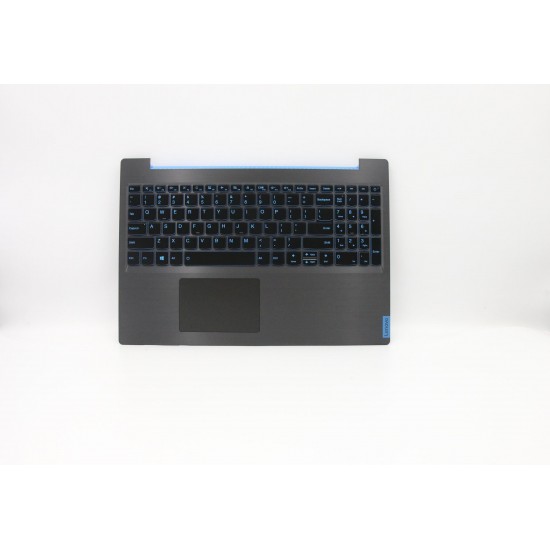 Carcasa superioara cu tastatura palmrest Laptop Gaming, Lenovo, L340-15IRH Type 81LK, 5CB0U42761, AP1B4000100, AM1B4000100, FG541, iluminata, neagra, layout US