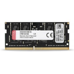 Memorie Ram Laptop Kingston 16GB, DDR4, 2Rx8, 2400Mhz, HX424S14IB/16, PC4-19200, CL14, 1.2V, Non-ECC, sodimm, 260 pini