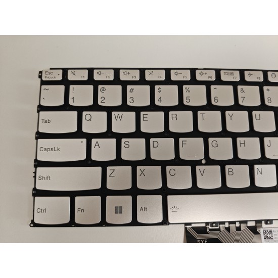 Tastatura Laptop, Lenovo, Yoga 9 14IRP8 Type 83B1, iluminata, argintie, layout US