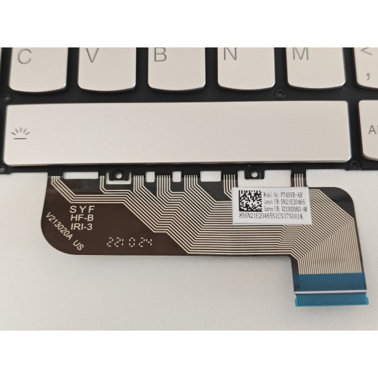 Tastatura Laptop, Lenovo, Yoga 9 14IRP8 Type 83B1, iluminata, argintie, layout US