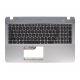 Carcasa superioara cu tastatura palmrest Laptop, Asus, A541U, A541UA, A541UJ, A541UV, 90NB0CG3-R32US0, 13NB0CG3P03016-2, 39XKFTCJN20, X541UV-1C, argintie, layout US