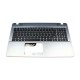 Carcasa superioara cu tastatura palmrest Laptop, Asus, A541U, A541UA, A541UJ, A541UV, 90NB0CG3-R32US0, 13NB0CG3P03016-2, 39XKFTCJN20, X541UV-1C, argintie, layout US