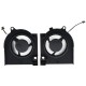 Set coolere Laptop Gaming, Dell, G15 5510, P105F, P105F001, DFSCK22115181T-FNCV, DFSCK221051820-FNCW, 12V, 1A