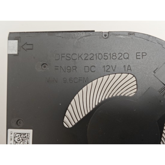 Set coolere Laptop Gaming, Dell, G15 5510, P105F, P105F001, DFSCK22115181T-FNCV, DFSCK221051820-FNCW, 12V, 1A