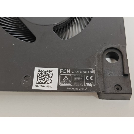 Set coolere Laptop Gaming, Dell, G15 5510, P105F, P105F001, DFSCK22115181T-FNCV, DFSCK221051820-FNCW, 12V, 1A