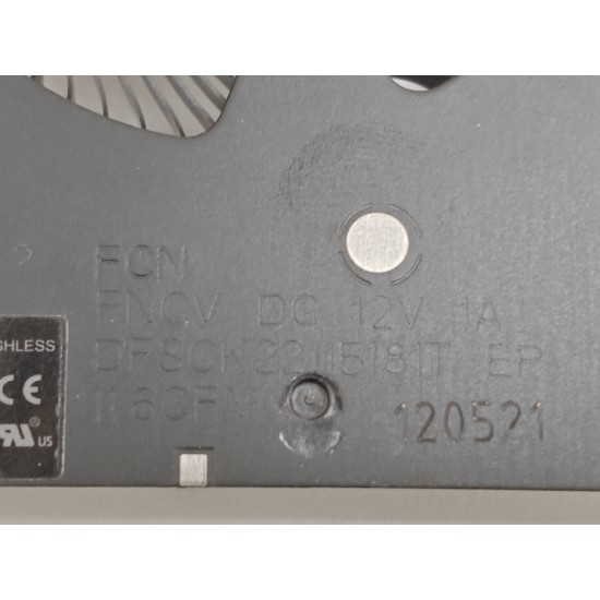Set coolere Laptop Gaming, Dell, G15 5510, P105F, P105F001, DFSCK22115181T-FNCV, DFSCK221051820-FNCW, 12V, 1A