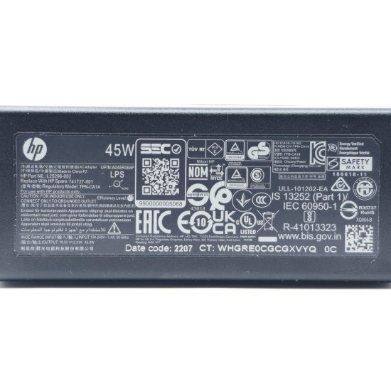 Incarcator Laptop, HP, 845611-001, 845836-850, 10674-16022, 1588-3003, 777669-001, 213349-109, 19.5V, 2.31A, 45W, mufa 4.5x3.0mm