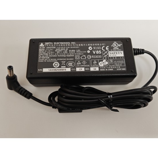 Incarcator Laptop, Delta Eletronics, SADP-65KB AD, 7433250000, TAA437654, 20V, 3.25A, 65W, mufa 5.5x2.5mm