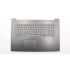Carcasa superioara cu tastatura palmrest Laptop, Lenovo, IdeaPad 330-17ICH Type 81FL, 5CB0R48904, 5CB0R48070, AP17Q000100, AM17Q000200, EG730, iluminata, Iron Grey, layout US