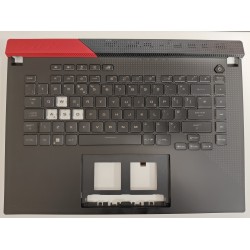 Carcasa superioara cu tastatura palmrest Laptop Gaming, Asus, ROG Strix G15 G513I, G513IH, G513Q, G513QC, G513QM, 90NR0573-R33US0, 6070B1885803, G513QM-1H, iluminata, RGB 4 Zone, layout US