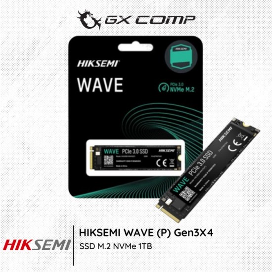 Solid State Drive (SSD) HIKSEMI, 1TB, PCIe Gen 3.0 x 4, NVMe M.2, HS-SSD-WAVE(P), 2450 MB/s, 2450 MB/s, Laptop/Desktop
