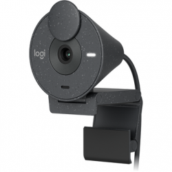 Camera Web Logitech Brio 300 Webcam Full HD 1080p cu Microfon și USB-C – Graphite, Model 960-001436