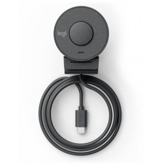 Camera Web Logitech Brio 300 Webcam Full HD 1080p cu Microfon și USB-C – Graphite, Model 960-001436