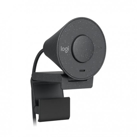 Camera Web Logitech Brio 300 Webcam Full HD 1080p cu Microfon și USB-C – Graphite, Model 960-001436