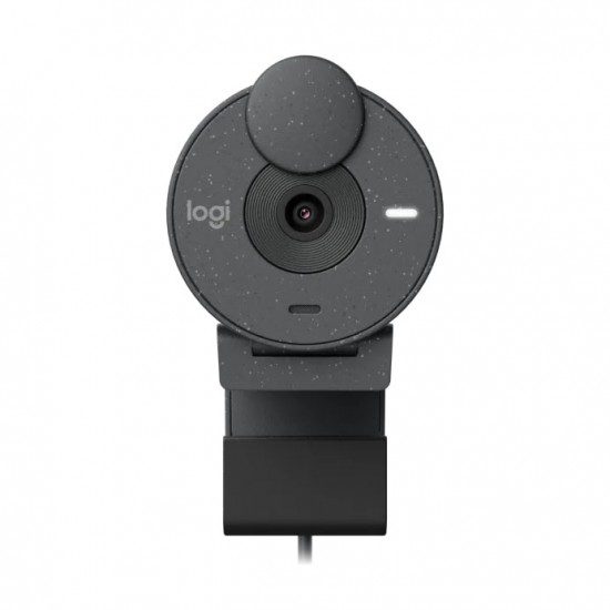 Camera Web Logitech Brio 300 Webcam Full HD 1080p cu Microfon și USB-C – Graphite, Model 960-001436