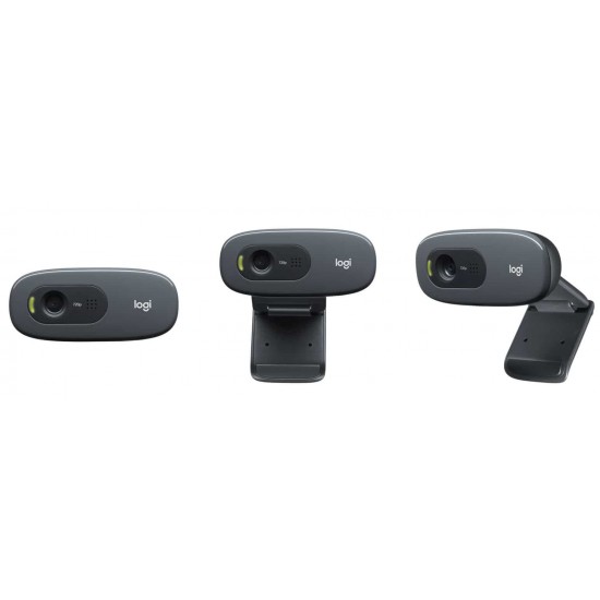 Camera web Logitech C270, HD 720p,(1280×720), webcam compatibil cu Zoom, Skype, Google, Meet