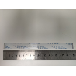 Cablu panglica AWM 20632 80C 60V VW-1, 0.5mm latime intre pini, 32 pini fata fata, 20cm lungime