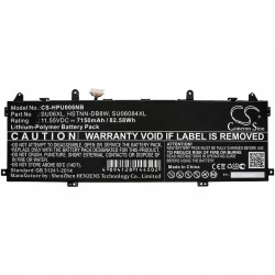 Baterie compatibila Laptop, HP, Spectre X360 15-DF, 15T-DF, HSTNN-DB8W, L29048-271, L29184-005, SU06084XL, SU06XL, 11.55V, 7150mAh, 82.58Wh