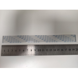 Cablu panglica AWM 20638 80C 60V VW-1, 0.5mm latime intre pini, 38 pini fata fata, 20cm lungime