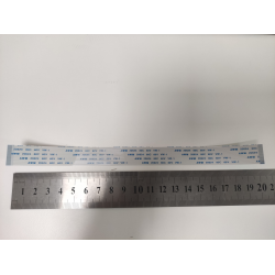Cablu panglica AWM 20630 80C 60V VW-1, 0.5mm latime intre pini, 30 pini fata fata, 20cm lungime