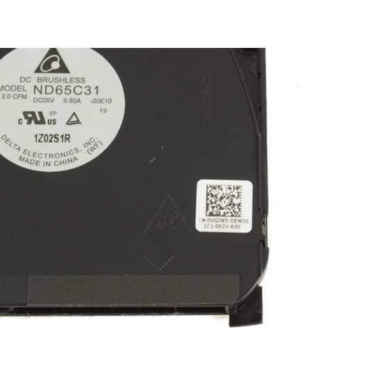 Cooler Laptop, Dell, Latitude 9430, P141G, P141G002, VGJW5, 0VGJW5, GVRHR, 0GVRHR, EG50040S1-CM00-S9A, DC28000SKSL, 5V, 0.40A