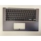 Carcasa superioara cu tastatura palmrest Laptop, Asus, VivoBook 14 X412F, X412FA, X412FAC, X412FAG, X412FJ, X412FJC, 90NB0KP2-R32UI1, 13NB0KP2AP0421, 13N1-7BA0A21, 13NB0KP0M02XII, X412UA-1G, iluminata, gri, layout US