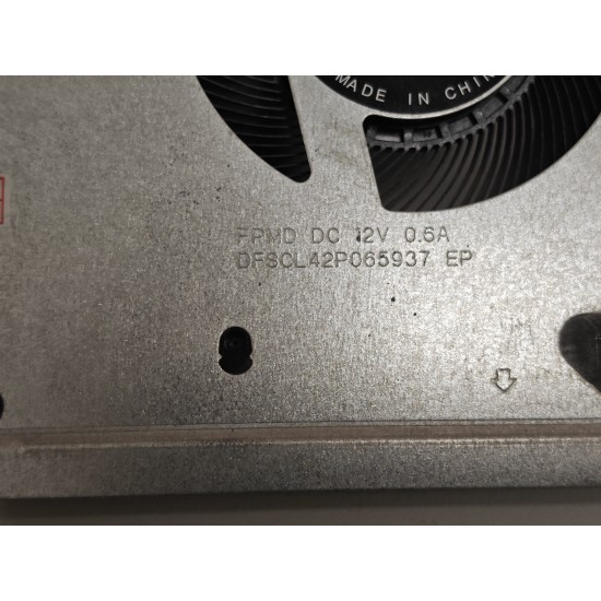 Cooler placa video Laptop Gaming, Asus, ROG Strix Scar 17 G733P, G733PY, G733PYV, G733PZ, G733PZR, 13NR0DB0P01011, 6033B0126201, DFSCL42P06593J-FQTH, 12V, 0.6A, GPU
