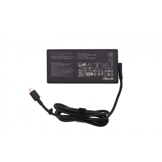 Incarcator Laptop Gaming, Asus, Asus Zephyrus G14 GA403W, GA403WM, GA403WP, GA403WR, GA403WW, 0A001-01121500, ADP-200JB K, 20V, 10A, 200W, mufa tip USB, 8.0x4.0mm