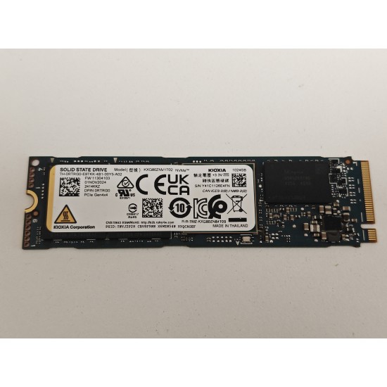 Solid State Drive (SSD) Kioxia, XG8 1TB, PCIe 4.0 x 4, NVMe M.2, KXG80ZNV1T02, 7000 MB/s, 5600 MB/s, Laptop/Desktop